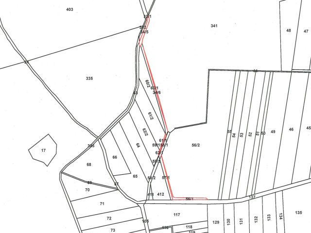 Lageskizze Flurstücke 34/5, 34/6, 56/1, 61/1 und 62/1 - Splitterflächen in Streulage um Doberlug-Kirchhain - Anteile von Wassergraben- und Uferbereichen sowie Landwirtschaftsflächen