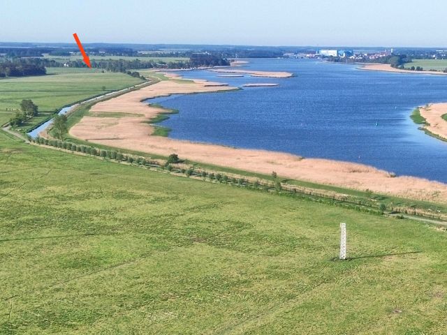 Blick vom Hafen Karlshagen in Richtung Mölschow-Zecherin-Wolgast - Verpachtetes Grundstück (bis 30.09.2027) auf der Insel Usedom ++unweit der Insel Rohrplan & in direkter Nähe zum Hafen Zecherin+