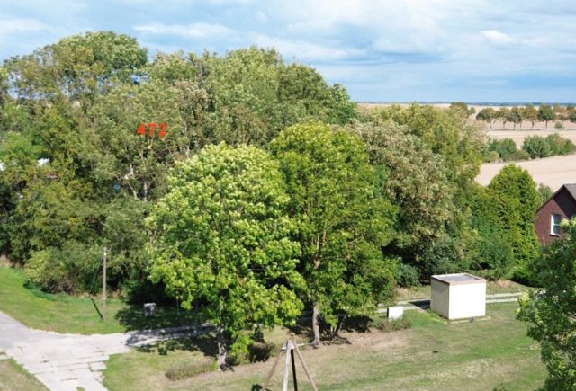 Verkaufsfläche und Umgebung - Grundstück im Ortskern & Innenbereich gemäß § 34 BauGB *direkte Lage neben der alten Dorfkirche + nahe dem Haussee*