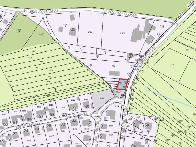 Lageskizze - Vertragsfreies Grundstück im Thüringer Wald und ruhiger Lage am Ortsrand