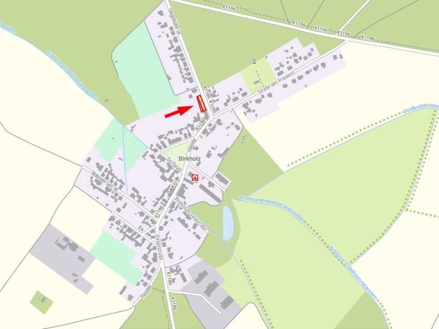Lageskizze mit Umgebung - Einfamilienhaus mit Anbau, Wintergarten & Nebengebäuden nördlich der Landeshauptstadt Magdeburg +ruhige Lage+