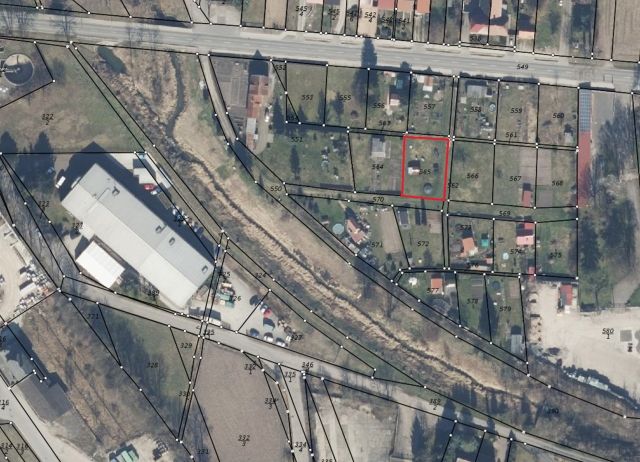 Lageskizze - Vertragslos genutztes Grundstück innerhalb einer Gartenanlage **etwa 30 km von der Erfurter Altstadt entfernt**