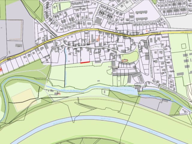 Umgebungsskizze - Kleine Grün-/Gartenfläche in der historischen Parkanlage ´Apels Gut´ des Rittergutes Ermlitz