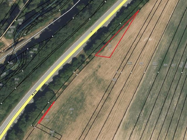 Lageskizze Flurstücke 179/73 und 179/75 - Drei landwirtschaftliche Splitterflächen an der B270 in der Südwestpfalz