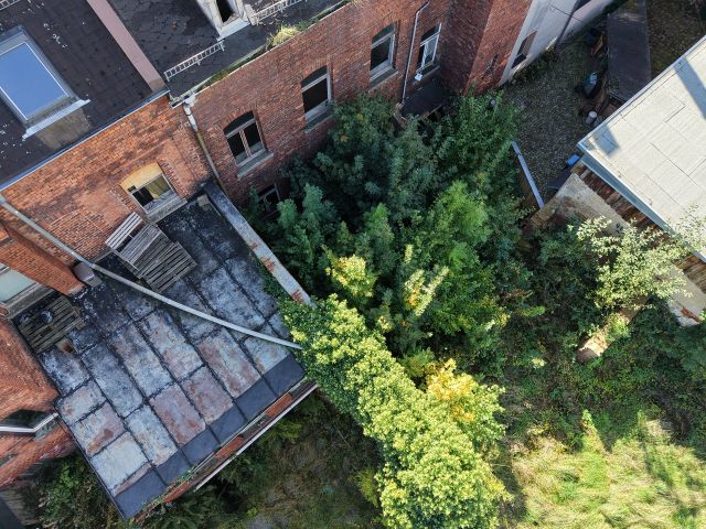 Rückwärtiger Grundstücksbereich und Umgebung - Leerstehendes, stark sanierungsbedürftiges Mehrfamilienhaus **etwa 1,5 km vom Schloss Netzschkau entfernt**