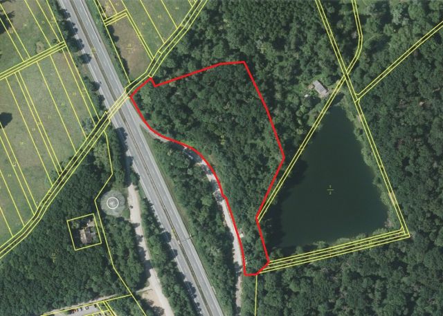 Lageskizze - Grundstück mit verpachtetem Grund/Boden für einen Mobilfunkmast & etwa 2 ha Wald an der A67 *vor den Toren von Frankfurt/Main*