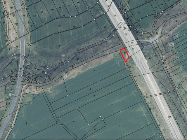 Lageskizze mit Umgebung und Luftbildunterlegung - Vertragsfreies Grundstück westlich, unterhalb der A73