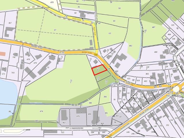 Umgebungsskizze - Waldfläche neben einem Wohngrundstück in Treuenbrietzen im Landkreis Potsdam-Mittelmark ** lt. Flächennutzungsplan Mischgebiet