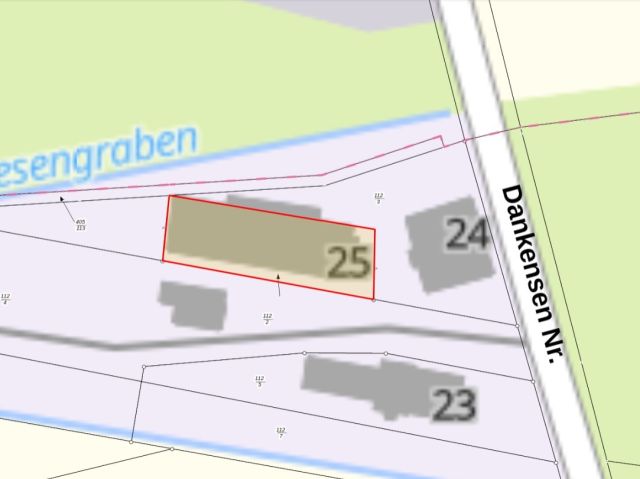 Lageskizze - Leerstehende Scheune mit ehemaligem Wohnanteil