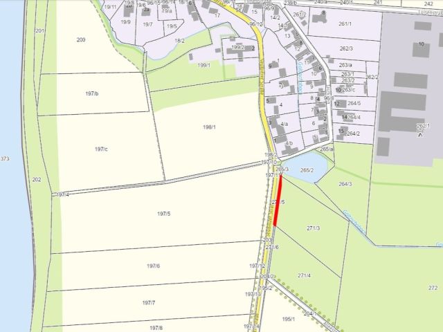 Lageskizze mit Umgebung - Vertragsfreie Straßenrandbegleitfläche nordwestlich von Dresden