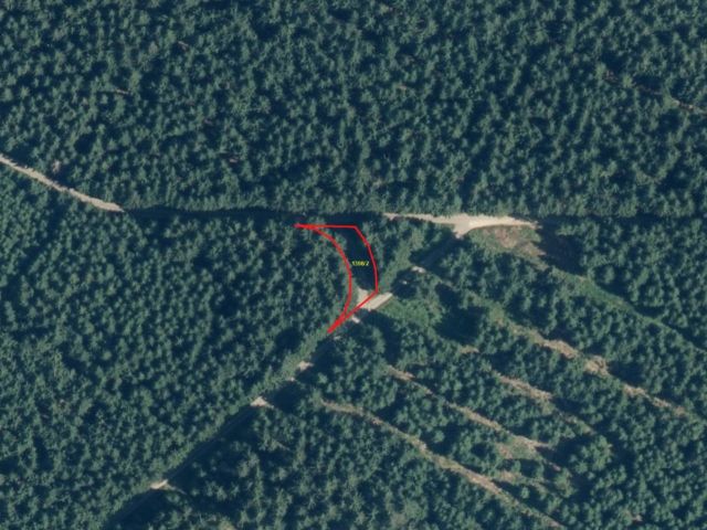 Lageskizze - Kleine Wald- und Wegefläche im Erzgebirgskreis