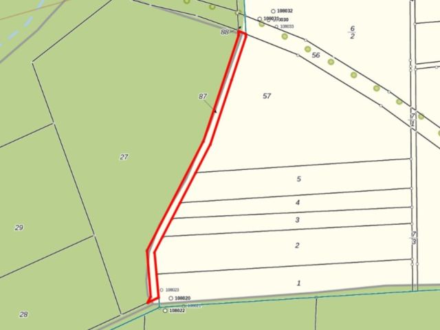 Lageskizze - Flur 6, Flurstück 87 - 2 Grundstücke (Landwirtschaftsfläche und Weg) im Landkreis Spree-Neiße **teilweise verpachtet**