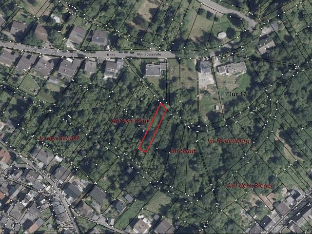 Umgebungsskizze - Bewaldete Fläche ca. 20 km nordwestlich der Koblenzer Innenstadt