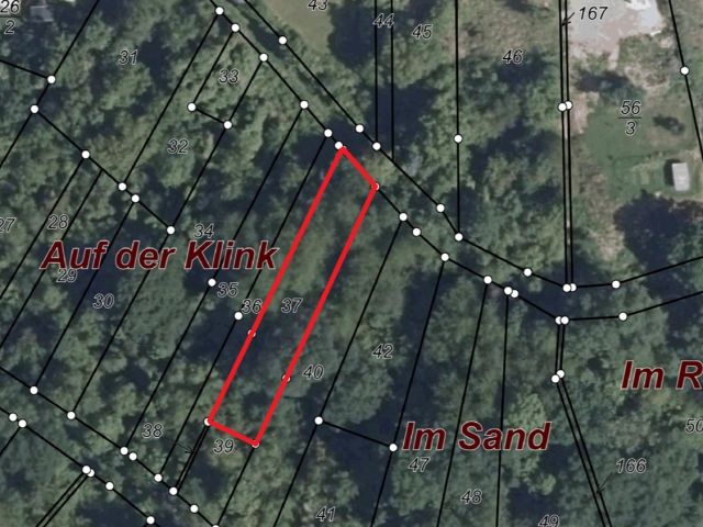 Lageskizze - Bewaldete Fläche ca. 20 km nordwestlich der Koblenzer Innenstadt